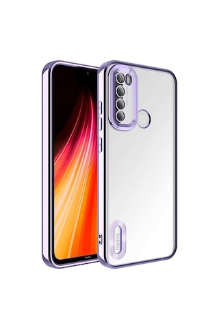 Xiaomi Redmi Note 8 Uyumlu Logo Gösteren Kamera Korumalı Renkli Tasarım Kılıf