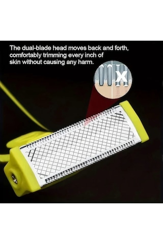 /ea/erkekler İçin Özel Bölge Tüy Alma Makinesi, Kasık Bölgesi Tüy Alma Makinesi, Elektrikli Epilatör, Kadınlar İçin Tıraş, Siyah Sarı Abs