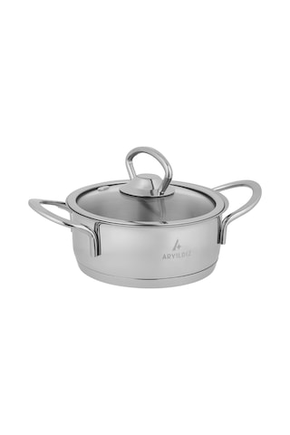 Aryıldız Petit 4 Parça Çelik Sahan Seti 12-14 Cm Çok Renkli