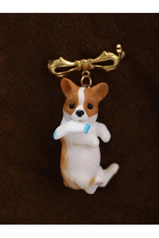 Blucome Broş 167722734 Kahve