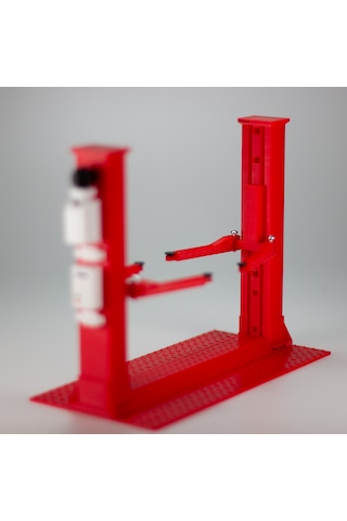 1/24 Ölçek V Hareketli Diorama Lifti, Diorama Aksesuarı, Kırmızı