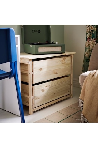 Ikea Kronören Komodin, Çam, 76x48x55 Cm