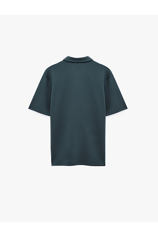 Koton Kısa Kollu Regular Fit Düğmeli Polo Yaka Tişört Mavi 6sam10484mk