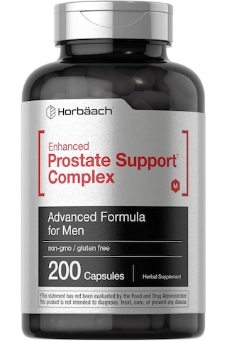 Horbaach Prostate Support For Men Saw Palmetto, Pygeum, Stinging Nettle 200 Cap