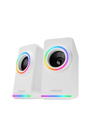 Lexroo Mikado Md-182 2.0 3w 2 Rgb Aydınlatmalı Usb + 3.5mm Usb 5v 3.5mm Aux Girişi