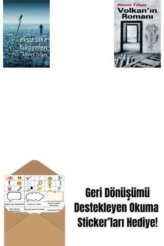 Evsiz Ülke Hikâyeleri + Volkan'ın Romanı + Okuma Sticker'ları