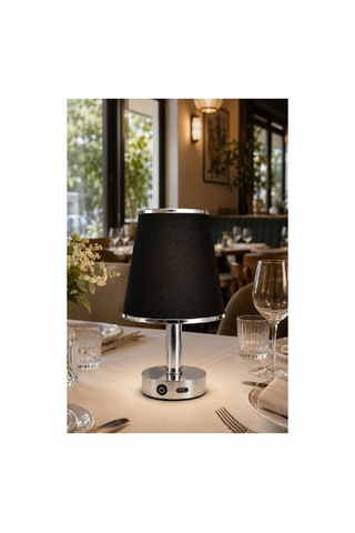 Minimalist Masa Üstü Led Kablosuz Pilli Abajur