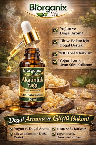 %100 Saf Akgünlük Yağı 20 ML