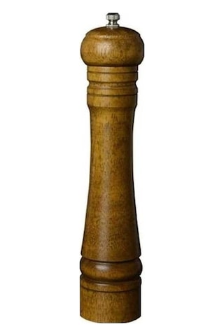 Didadodo 10'' Ahşap Baharat Değirmeni Seti - Tuz, Biber, Öğütücü, Kahverengi Kahverengi, Renkli Ahşap Kahverengi