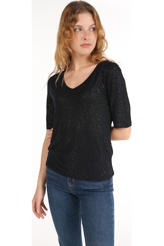 Colins Siyah Kadın Tshirt K.kol Cl1065178 Q1.v2 Blk 001