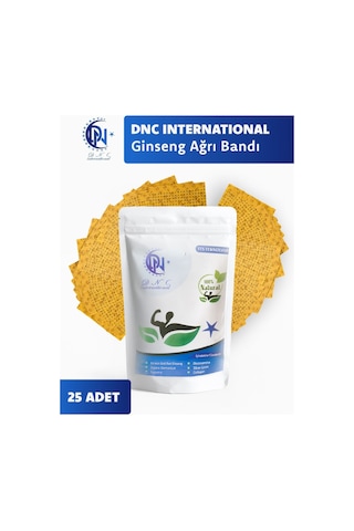 Hızlı Etkili Doğal Ginseng Bandı Eklem Için Rahatlatıcı Uzun Süreli Etki 25 Bant