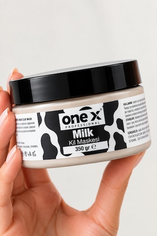 One X Milk Kil Maskesi 350 Gr Süt Özlü Arındırıcı Yüz Maskesi, Cilt Bakım Ve Temizleme Maskesi, Tüm Cilt Tipleri