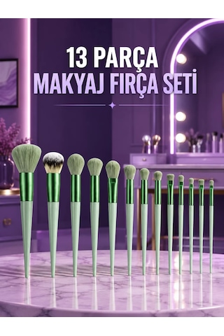 Yumuşak Kıllı Makyaj Fırça Seti Pudra Fondöten Allık Kontür Far Fırçaları Saklama Çantalı Mh-hs9398-9709