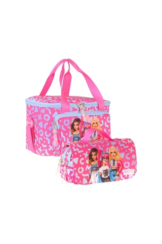 Wow Generation Kız Çocuk Girl Friends Kırmızı Thermo Beslenme Çantası Ve Kalemlik Seti - Setwg-w6060