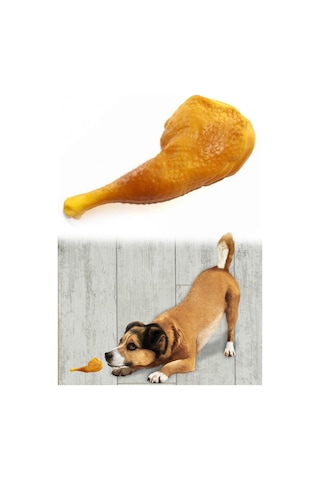 Buffer 7 x 19 x 3 CM Tavuk Budu Köpek Oyuncağı