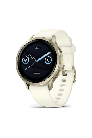 Garmin Venu 4 - 41 MM Lunar Gold Silikon Kordon Akıllı Saat (Distribütör Garantili)