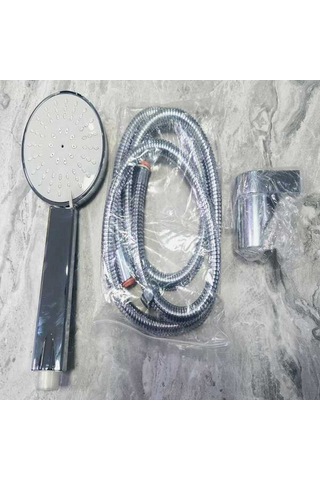 Elduşu Seti Shower Set Elduşu+mafsal+spral Krom - Beyaz