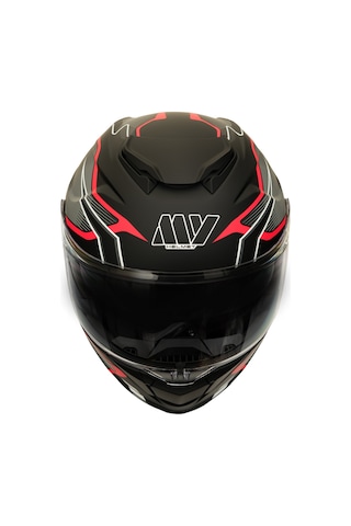My Helmets Mks002-bgr Güneş Vizörlü Şeffaf Çene Açılır Motosiklet Kaskı