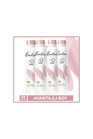 Emotion Joy Kadın Sprey Deodorant 4 x 200 ML