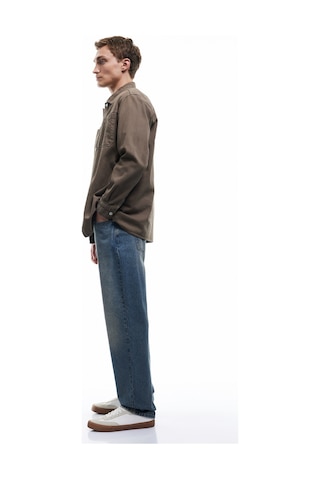 Koton Pamuklu Normal Bel Vintage Straight Fit Jean Pantolon Petrol 6wam40078nd PETROL