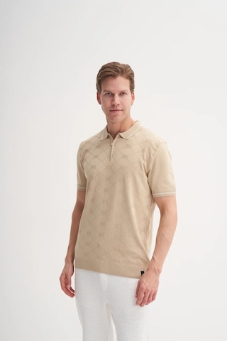 Cazador 3031 Erkek Polo Yaka Triko T-shirt Bej