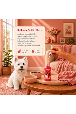 Tr Köpekler İçin Eklem Sağlığı Tamamlayıcı Glukozamin Damlası 50 Ml