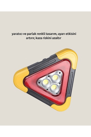Znv Zenvia Mey İthalat Alüminyum Gövdeli Led Üçgen Reflektörlü Acil Işık Znv2025 Cmn