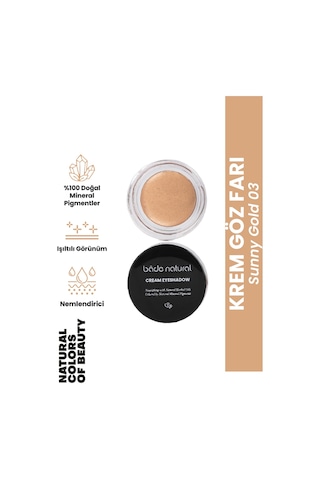 Bade Natural Krem Göz Farı 03 Sunny Gold