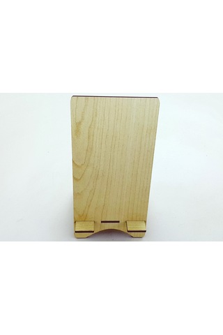 Ahşap Kişiye Özel Telefon & Tablet Tutucu