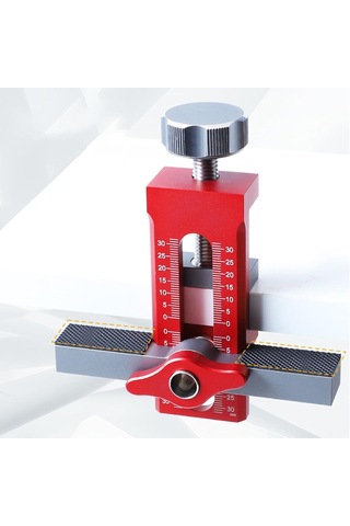 Maiyame Alüminyum Kabinet Kapısı Montaj Aracı: Çift Fonksiyonlu Konumlandırıcı, 3 Matkap Ucu İle Profesyonel Ahşap İşleri