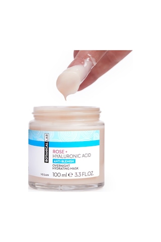 Botanical Lab Gül Hyaluronik Asit Nemlendirici Gece Maskesi 100 ML