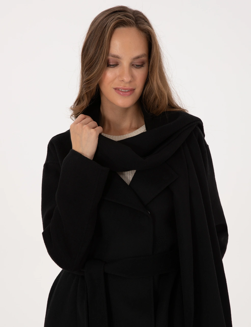 Pierre Cardin Kadın Siyah Kaban 50309079-vr046 Siyah