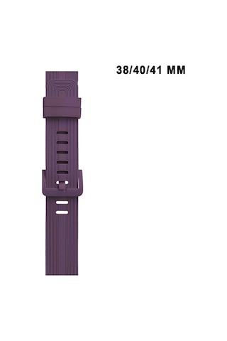 Apple Watch Uyumlu Watch 3 4 5 6 7 8 9 Se Serileri 38 40 41mm Kordon Kayış Silikon Mt86