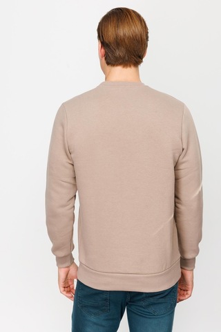 Igs İgs Erkek Camel Standart Bisiklet Yaka Sweatshirt Camel