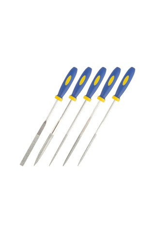 Fıt Fınch Industrıal Tools Fıt 5 Parça Elmas Törpü Seti 3x140/50 Mm Yumuşak Sap 162331138