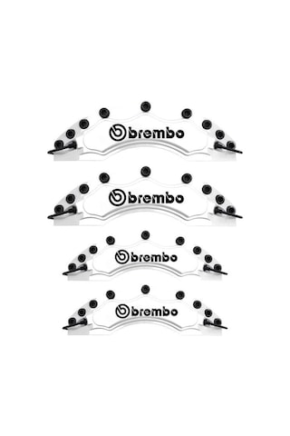 Nissan Uyumlu Brembo Beyaz Kaliper Kapağı 4 Parça Ön Arka Set