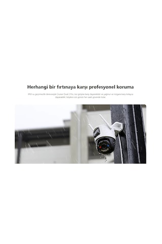 Imou 10mp Dış Ortam Çift Lensli Kablosuz Pt Kamera Cruiser Dual 2 Ipc-s7xep-10m0wed