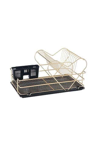 Acar Talon İki Katlı Tabaklık Bulaşıklık - Gold Gold