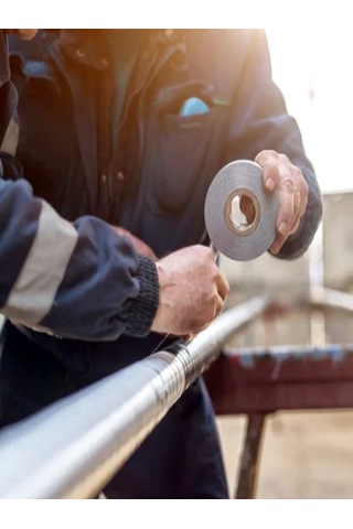 Tesa 4657 Gri Sıcaklığa Dayanıklı Akrilik Kaplı Bez Bant 50mmx50m