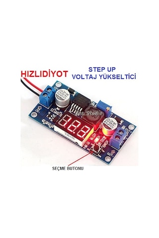 Lm2577 Step Up Devresi Ledli Voltmetreli 4 Amper (Xl 60099
