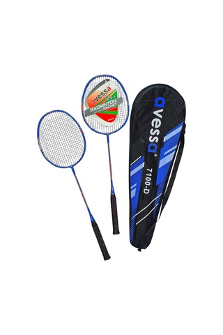 Premium Dinlence Kondisyon Aktivite 7100-d Tek Parça Grafıt Badmington Raket Set Çift