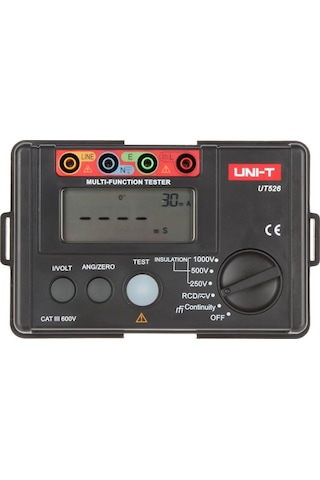 UNI-T UT 526 Kaçak Akım 1000V İzolasyon Test Cihazı RCD Tester UT526