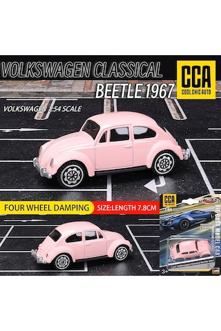 Cca Premium Series Volkswagen Classical Beetle 1967 Pembe 1/54 Model Araba
