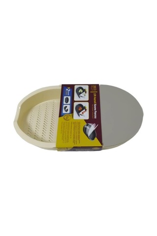 Çift Hazneli Kesme Panosu Krem Decobella 81137