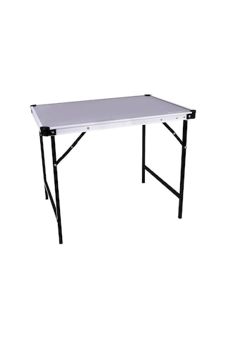 Out-2110 / Katlanır Piknik Kamp Masası Mdf Gri