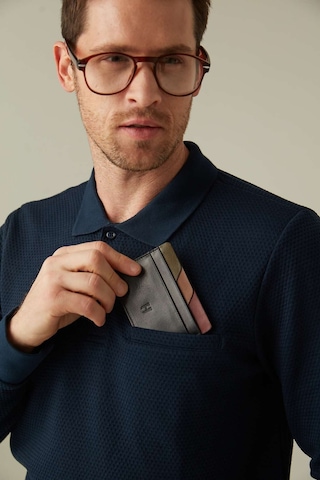 Elton Erkek Siyah Plus Color Deri İnce Tasarım Çok Bölmeli Rfid Korumalı Kartlık Siyah