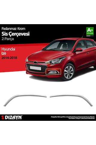 Hyundai İ20 Krom Sis Farı Çerçevesi 2 Prç. 2014-2018