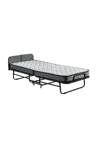 Nironyatak Niron Otel Katlanır Yatak - 90X200 Cm Tek Kişilik Yaylı Yatak Ve