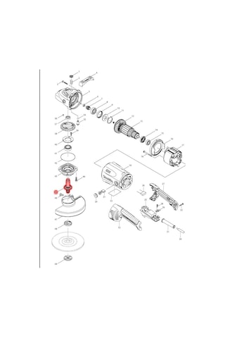 Makita GA7020 Mil Ürün Kodu 158206-5