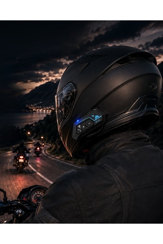 Şarjlı Bluetooth Kask Kulaklığı Navigasyon Ve Müzik Destekli 69682695